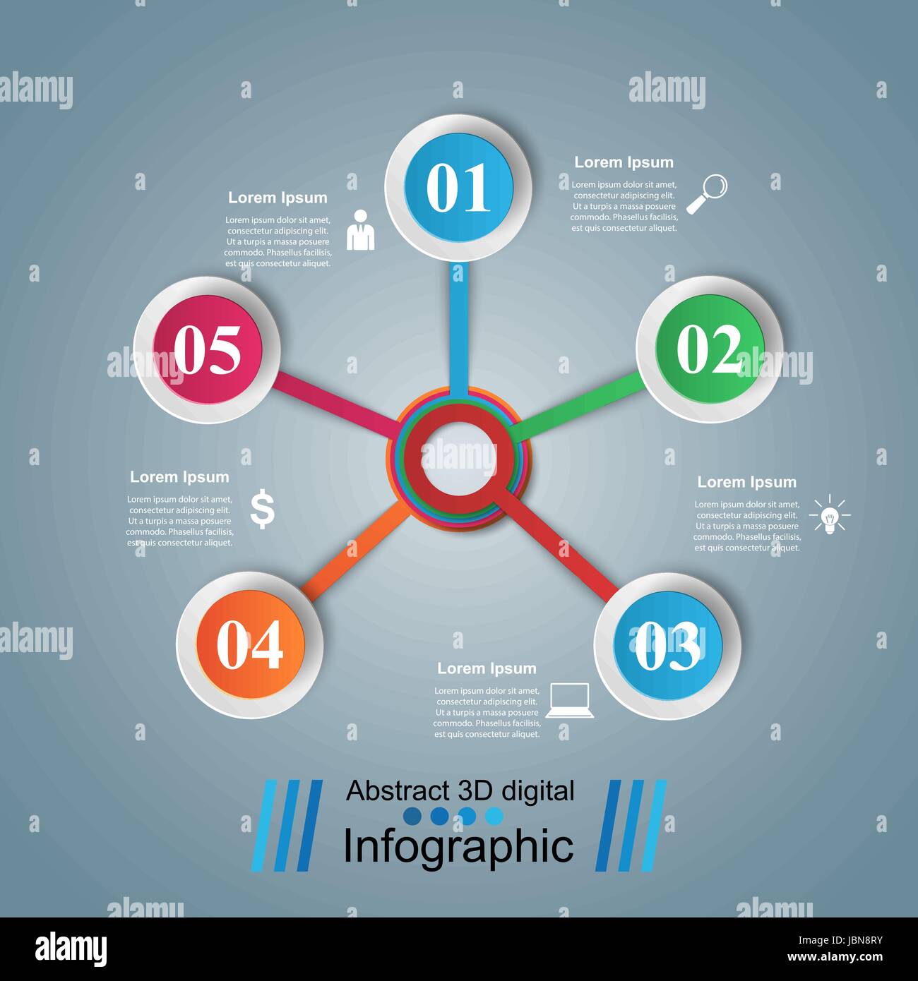 Origami Inforgraphics Business Infographics origami style Vector illustration Stock Vector ...