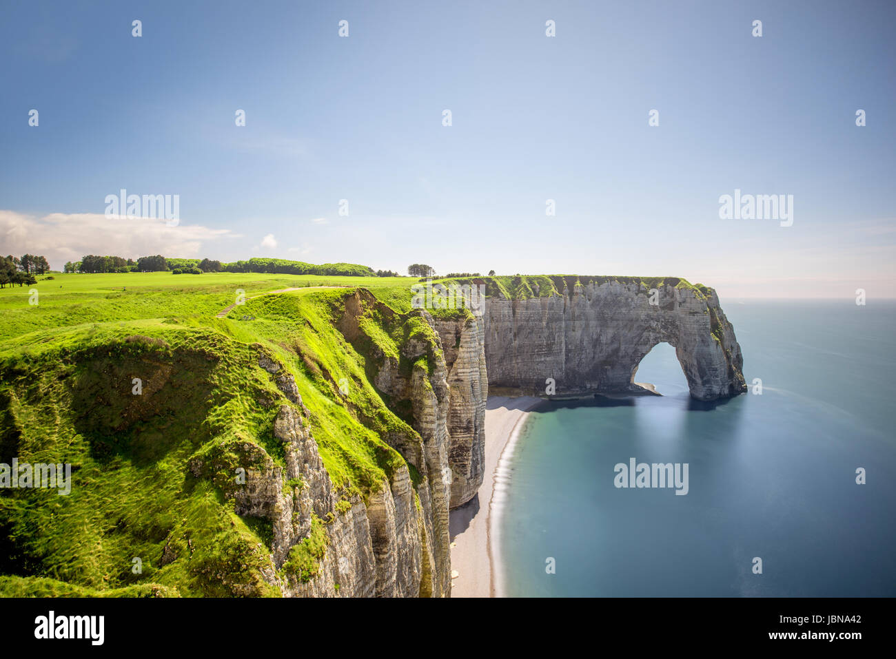Aerial view etretat beach hi-res stock photography and images - Alamy