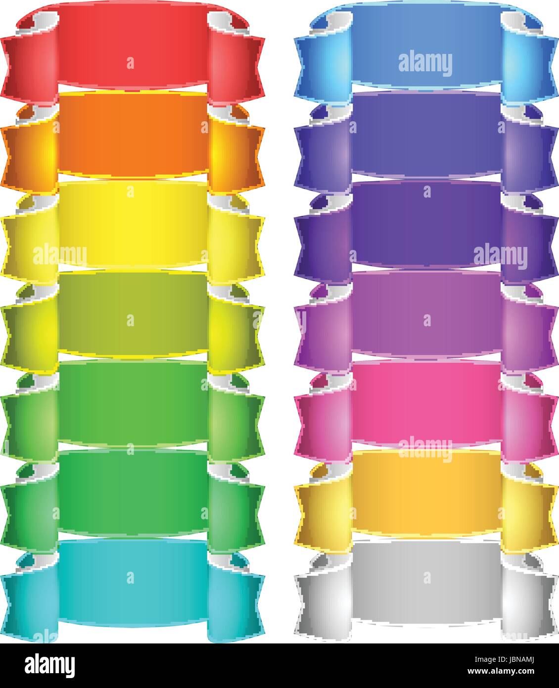 vector ribbons set Stock Vector Image & Art - Alamy