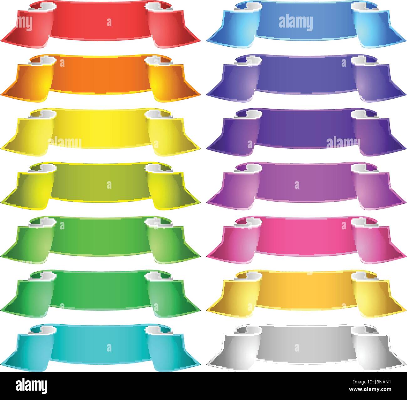 vector ribbons set Stock Vector Image & Art - Alamy
