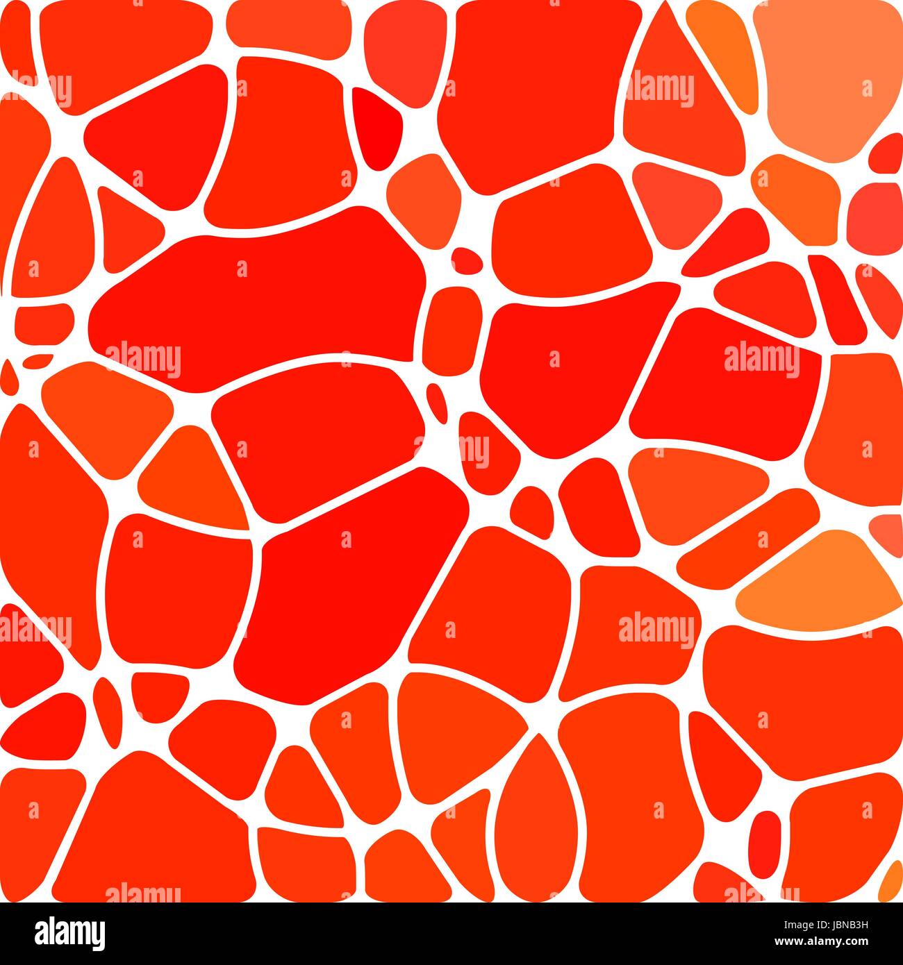 abstract vector stained-glass mosaic background - red circles Stock ...