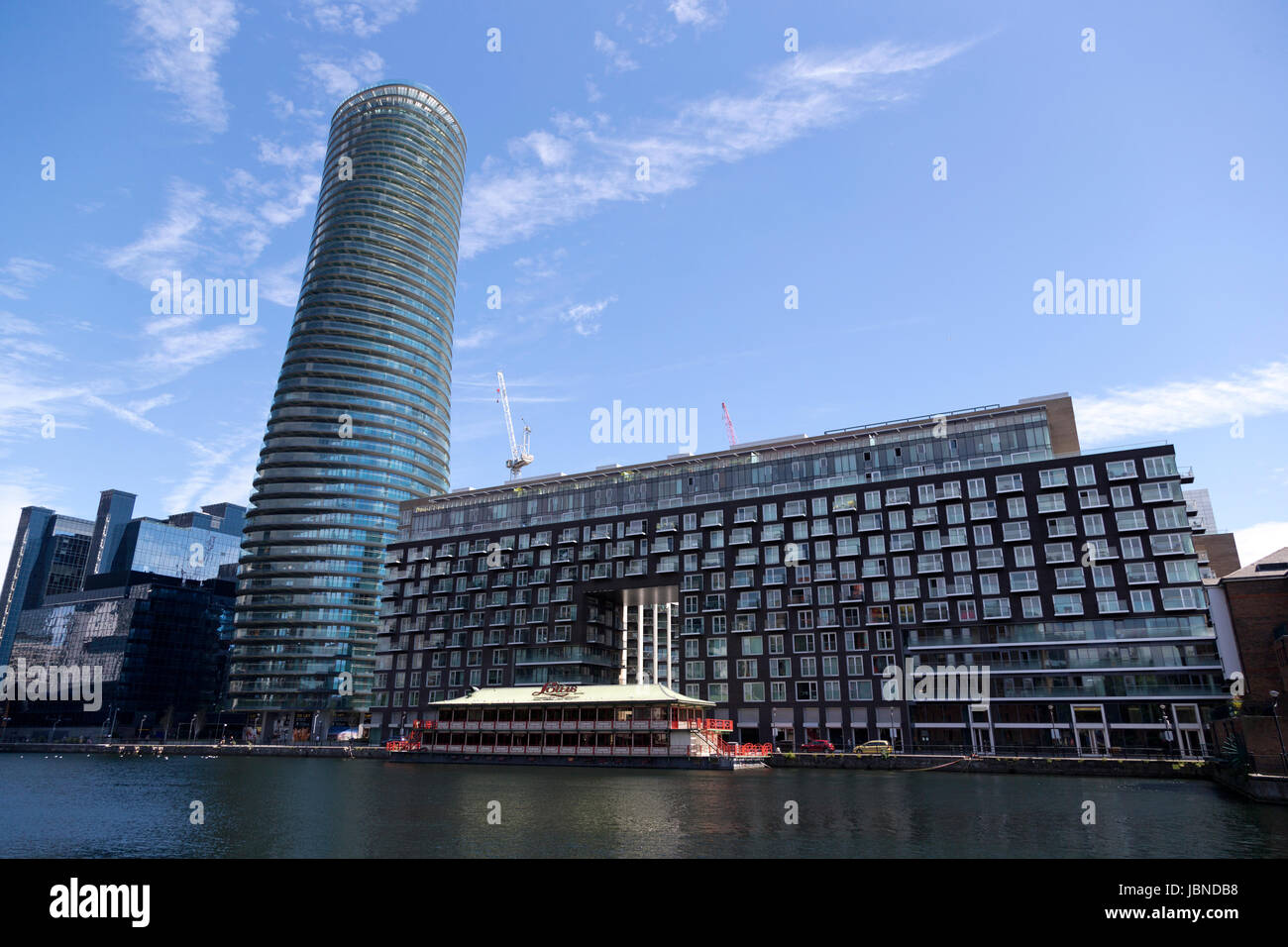 Baltimore Tower & the Lotus Chinese Floating Restaurant, Millwall Inner
