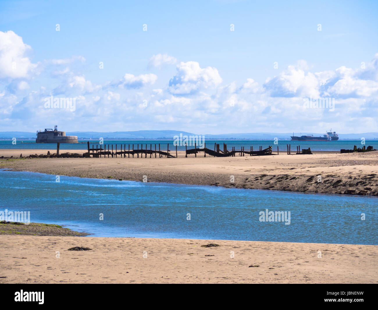 The entrance to Bembridge Harbour, Isle of Wight Stock Photo - Alamy