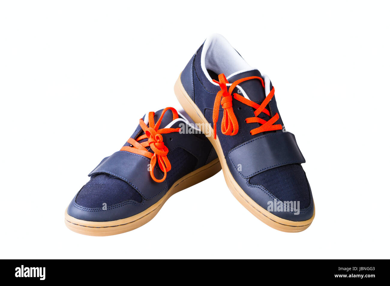 athletic man's shoes isolated on white background Stock Photo - Alamy