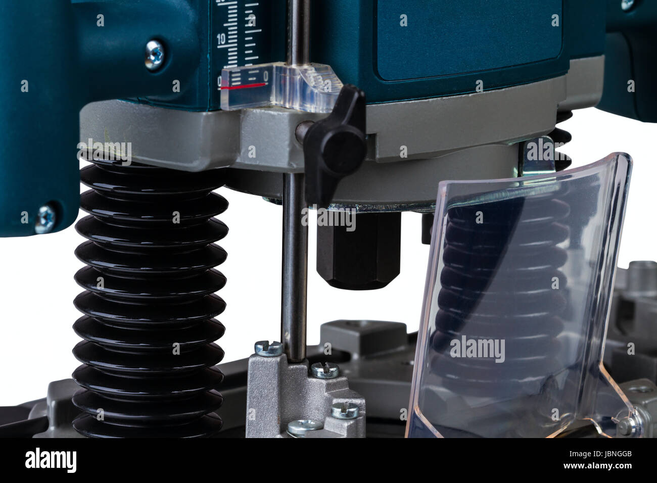 variable speed plunge router isolated on a white background Stock Photo ...