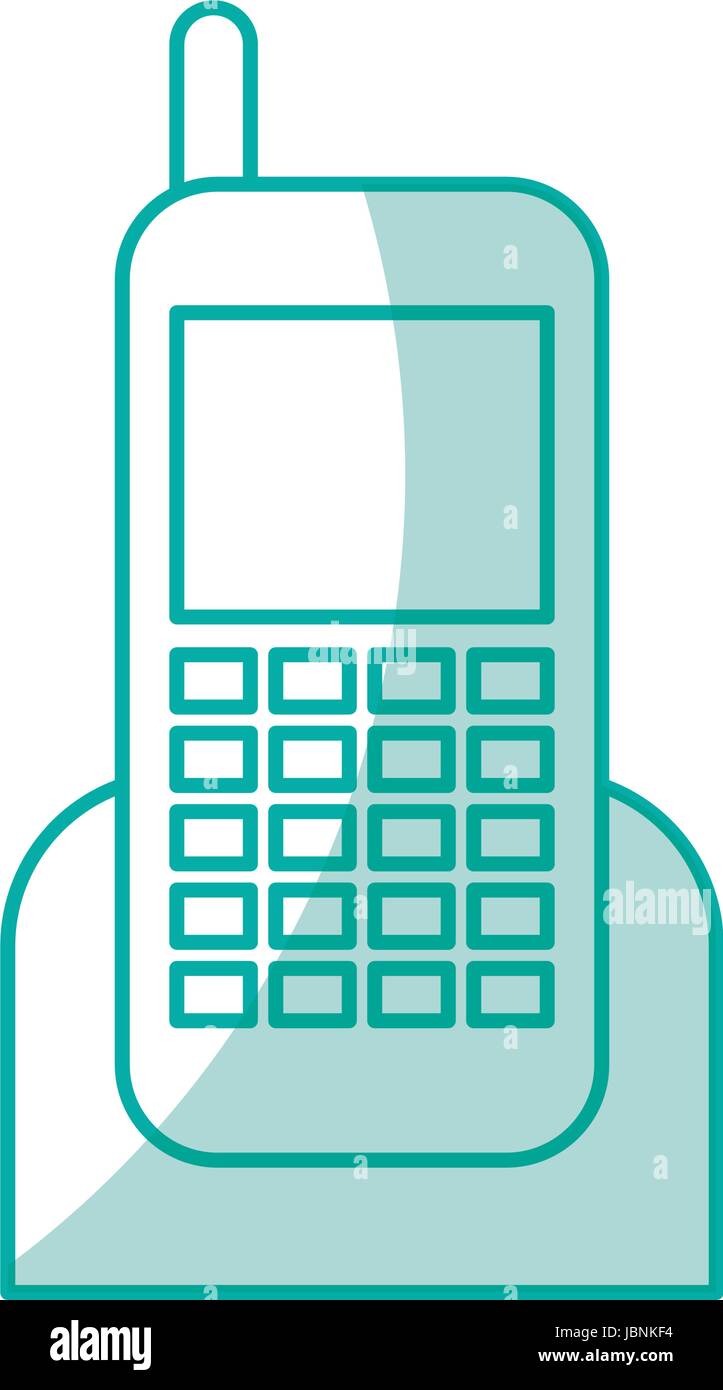 cellphone device isolated icon Stock Vector Image & Art - Alamy