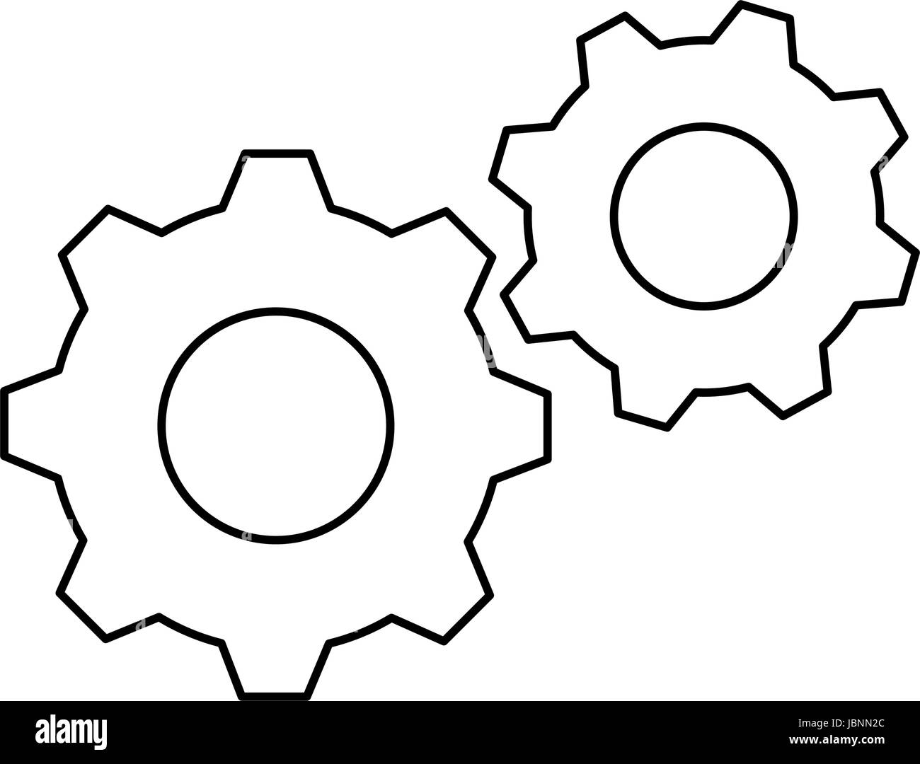 gear wheels icon Stock Vector Image & Art Alamy