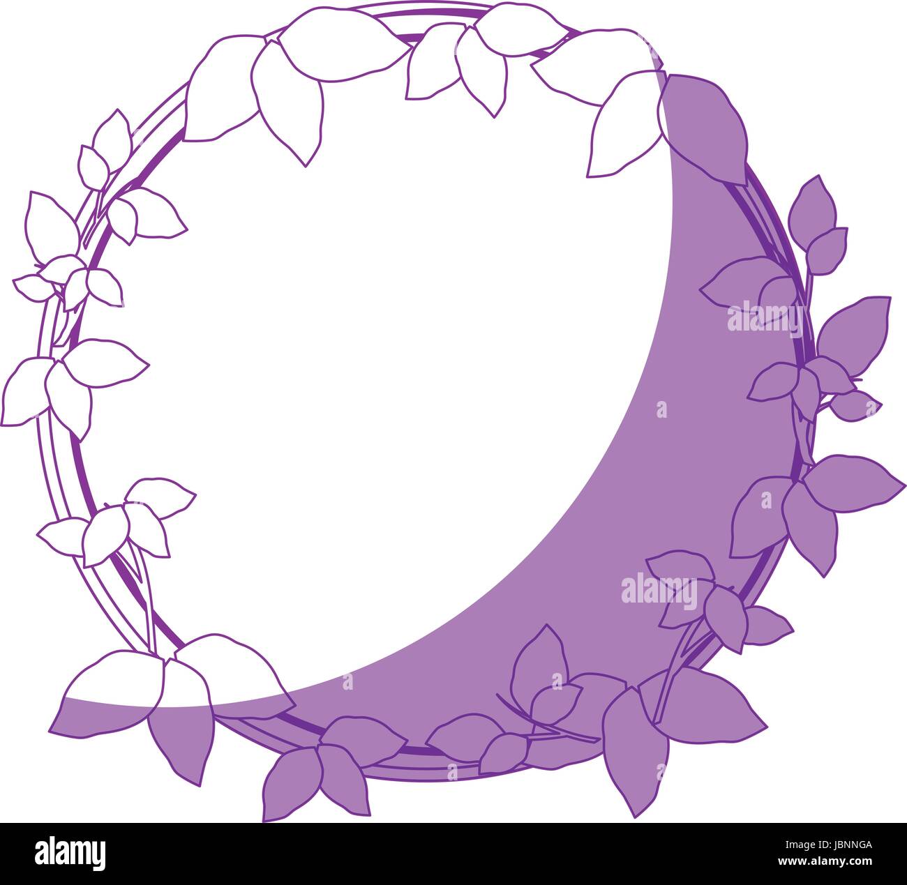 wreath of leaves icon Stock Vector Image & Art - Alamy