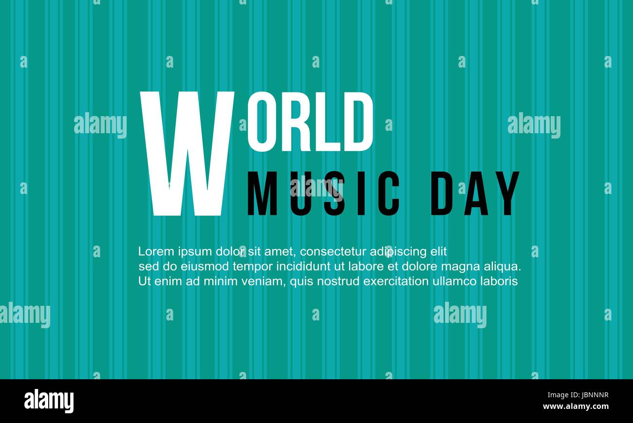 World music day celebration collection Stock Vector Image & Art Alamy
