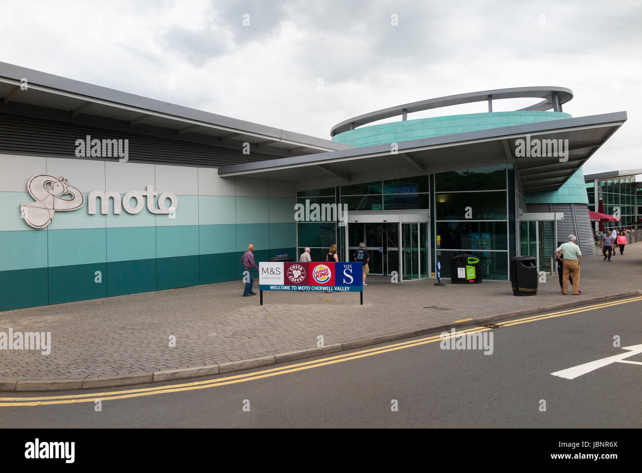 Cherwell Valley Motorway Services Moto Services Ltd – northbound – Cherwell Valley Motorway Services Area, Northampton Rd, Ardley, Bicester Oxford UK Stock Photo