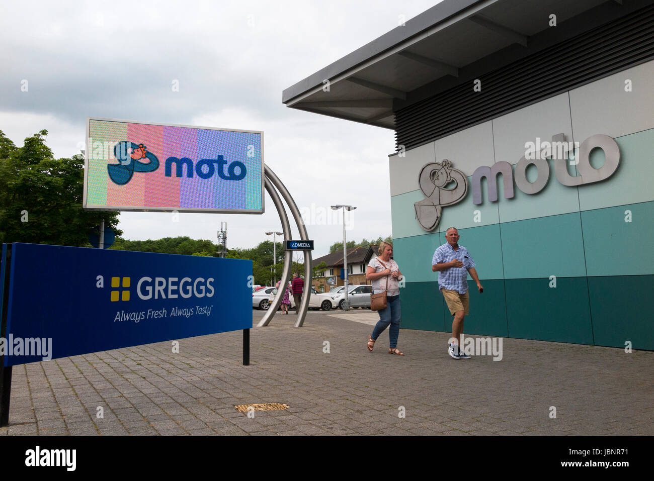 Cherwell Valley Motorway Services Moto Services Ltd – northbound – Cherwell Valley Motorway Services Area, Northampton Rd, Ardley, Bicester Oxford UK Stock Photo