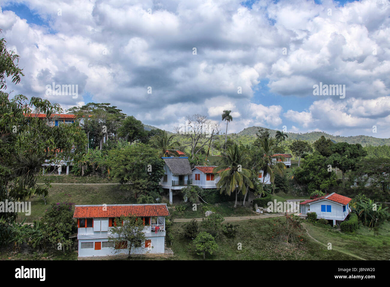 Las Terrazas eco-community and showvillage, Artemisa province, Cuba, Caribbean Sea, Central America Stock Photo