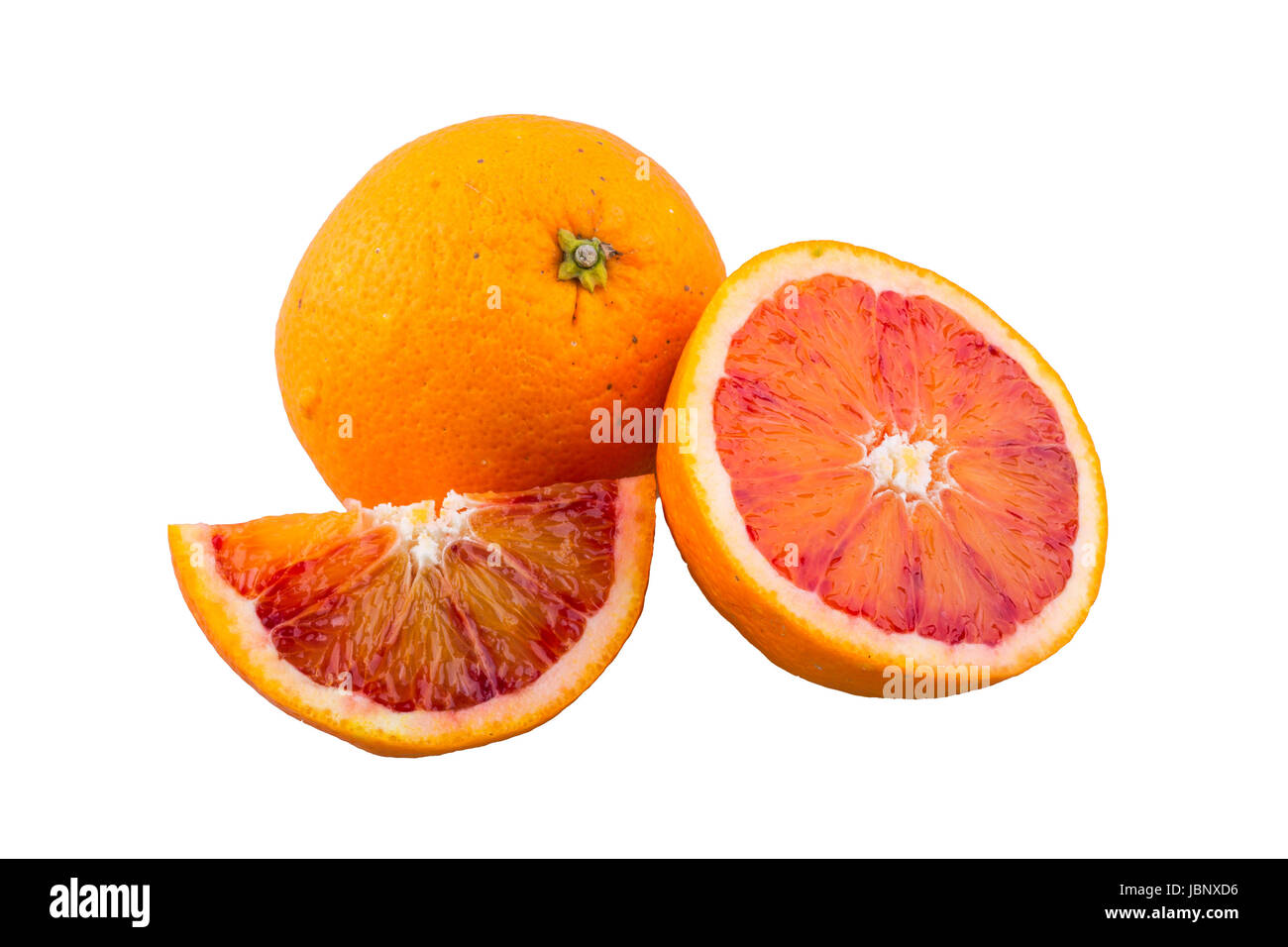 Fresh orange isolated on a white background Stock Photo - Alamy