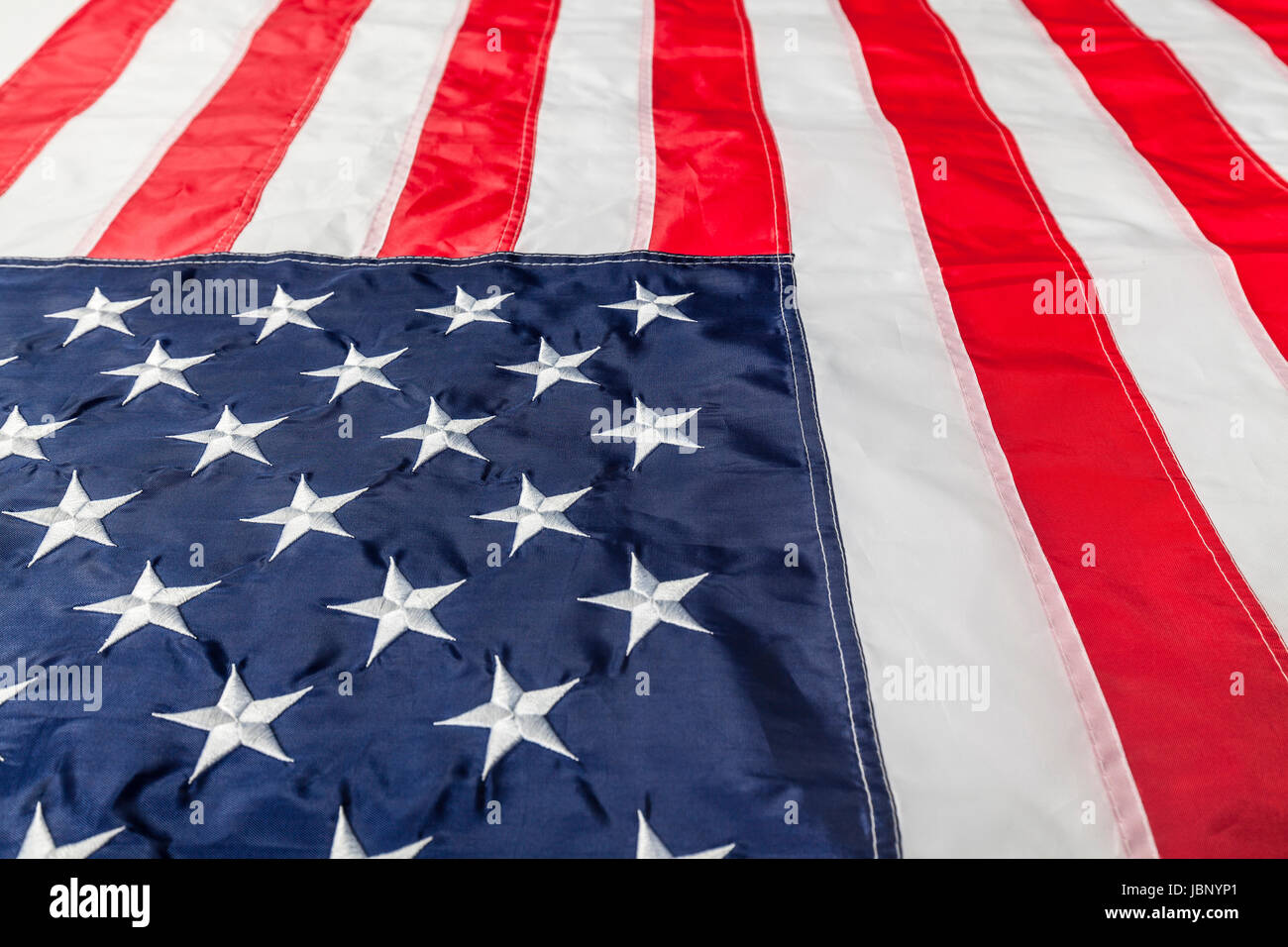 real flag united states of america Stock Photo - Alamy