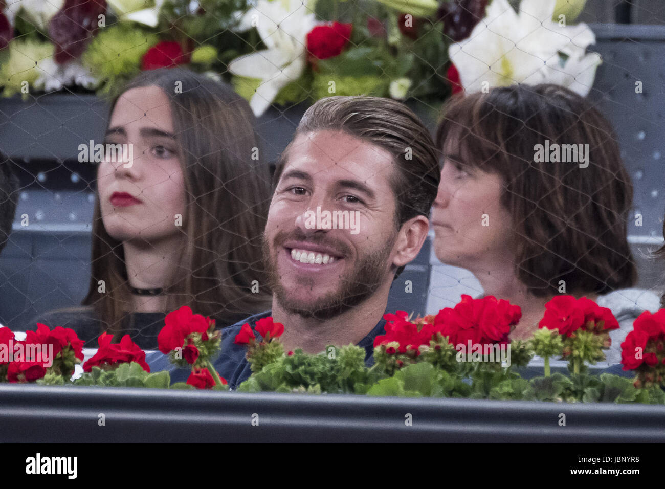Real Madrid's Sergio Ramos attend to the quarter final match of the