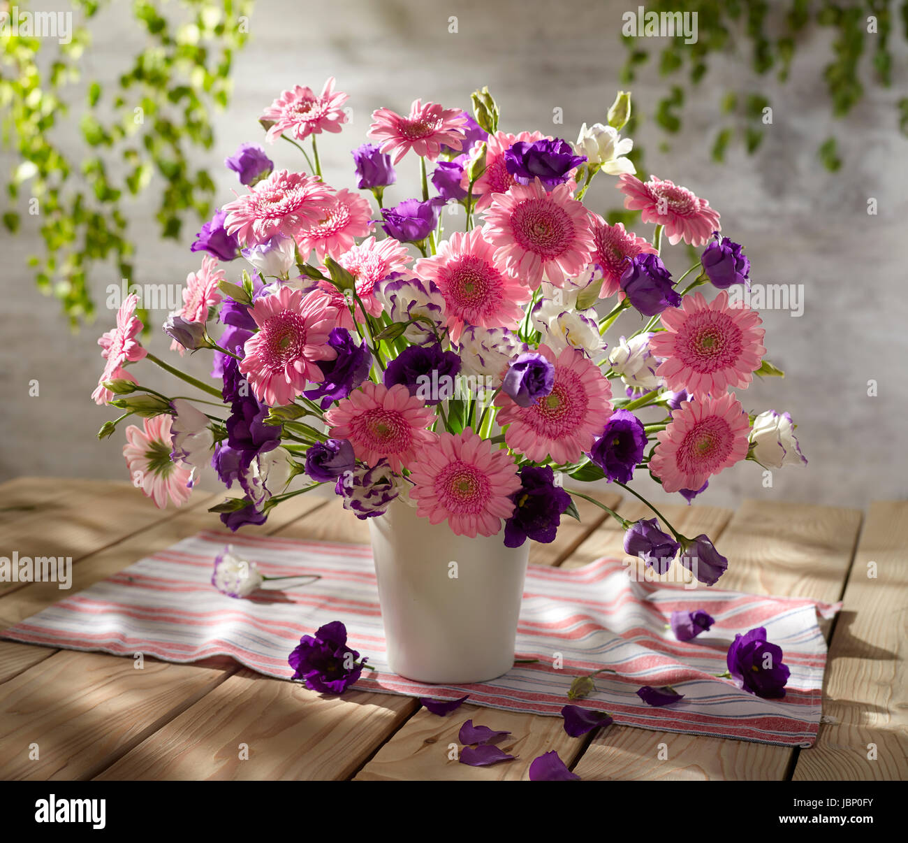 Bouquet of flowers including gerberas. Stock Photo