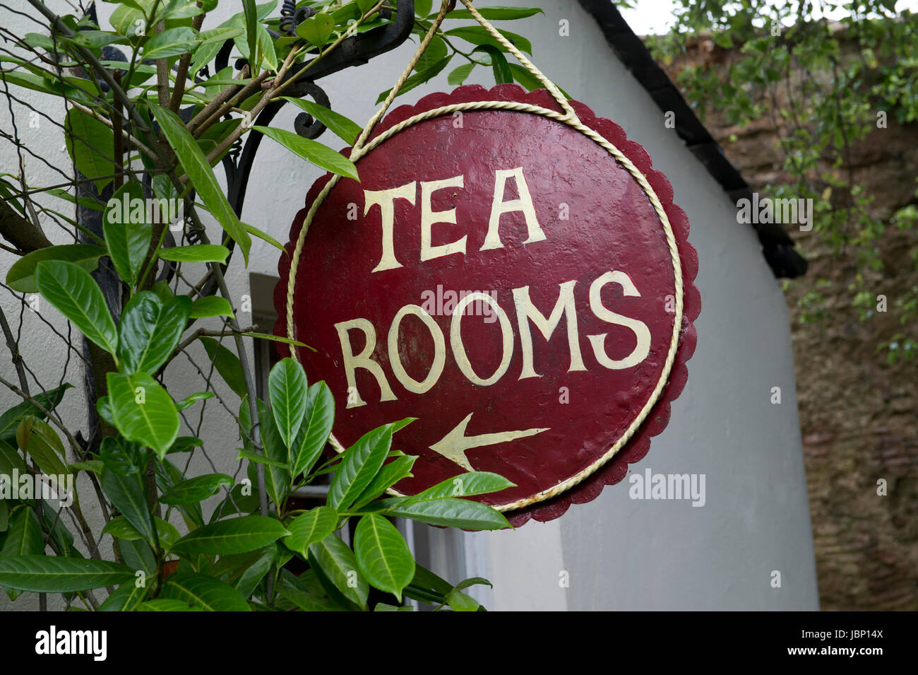 English tea room signs Stock Photo