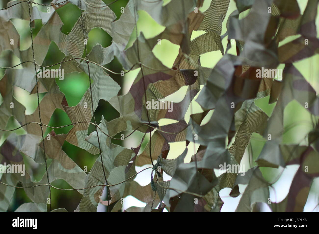military camouflage net background Stock Photo