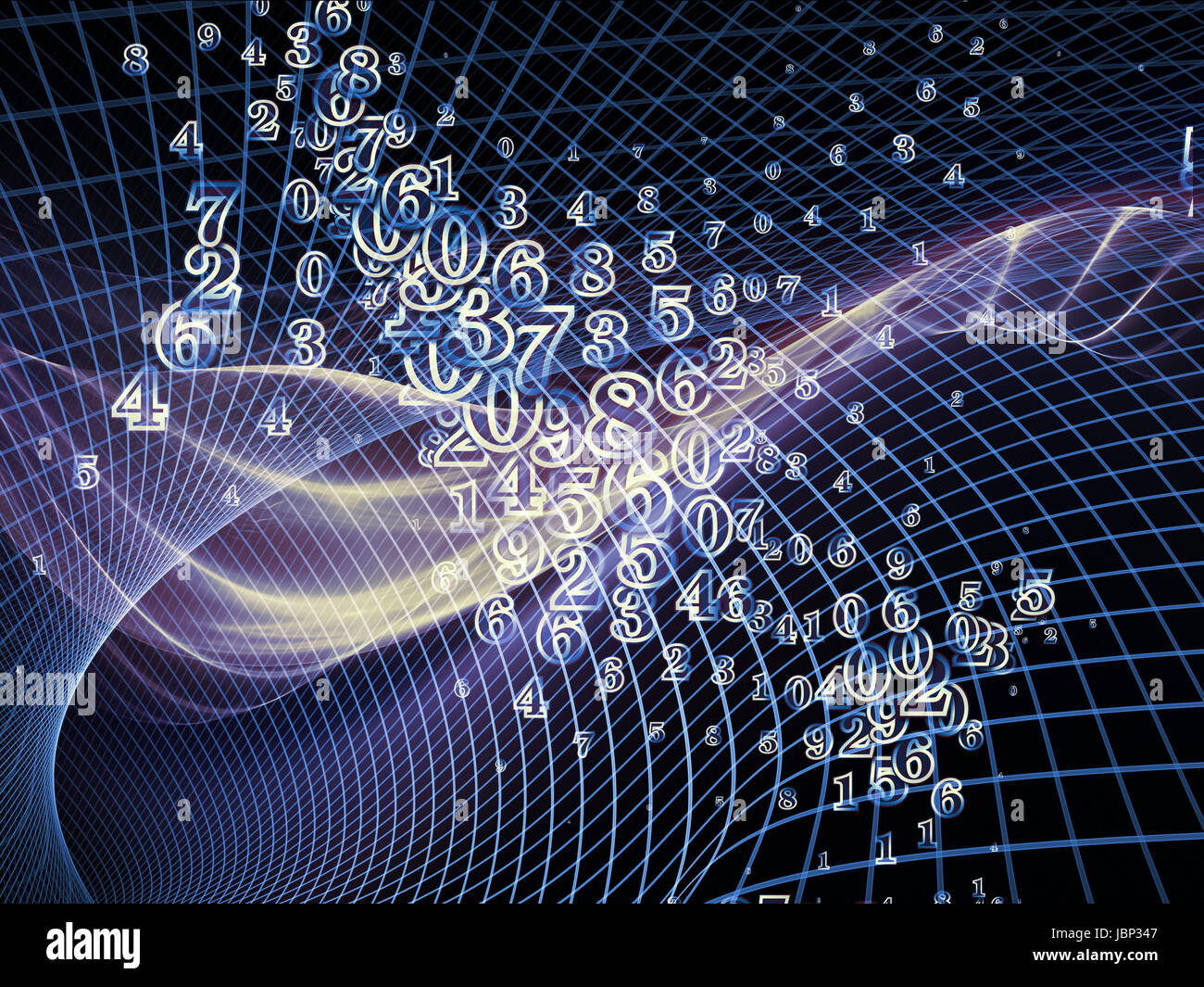 Fractal Realms series. Backdrop of fractal elements, grids and symbols ...