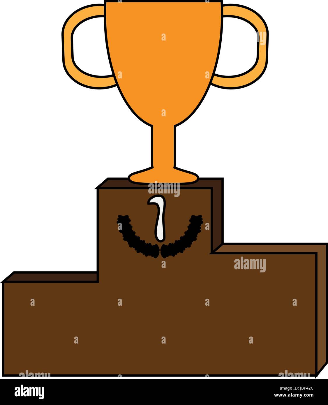 trophy flat illustration Stock Vector Image & Art - Alamy