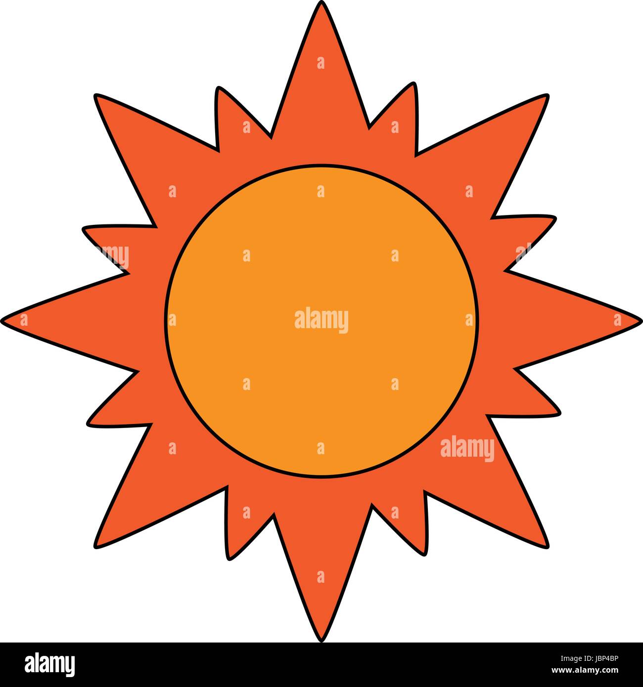 sun flat illustration Stock Vector Image & Art - Alamy