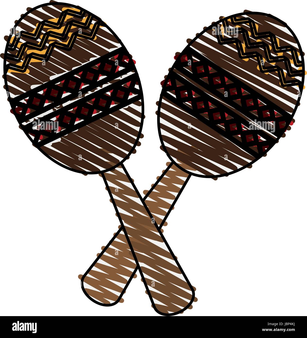 maracas doodle illustration Stock Vector Image & Art Alamy