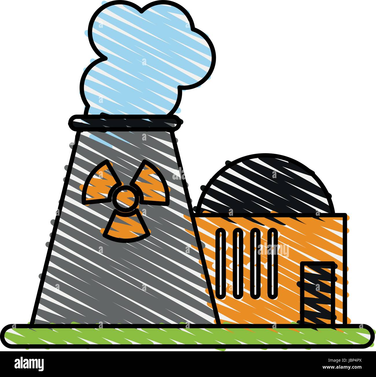 factory illustration cartoon doodle Stock Vector Image & Art - Alamy