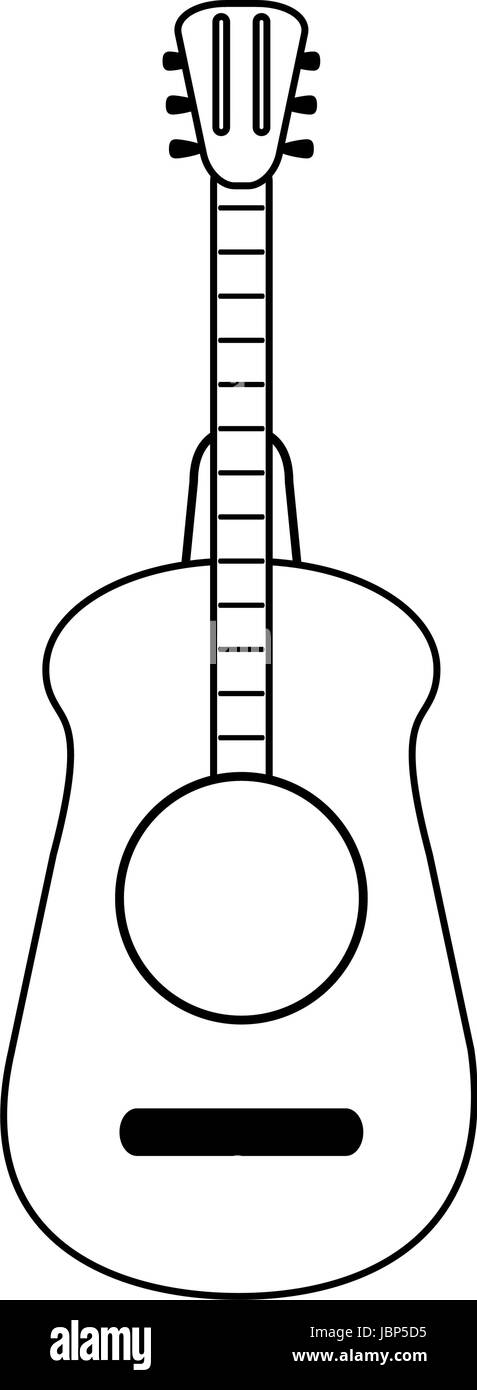 guitar silhouette illustration Stock Vector Image & Art - Alamy