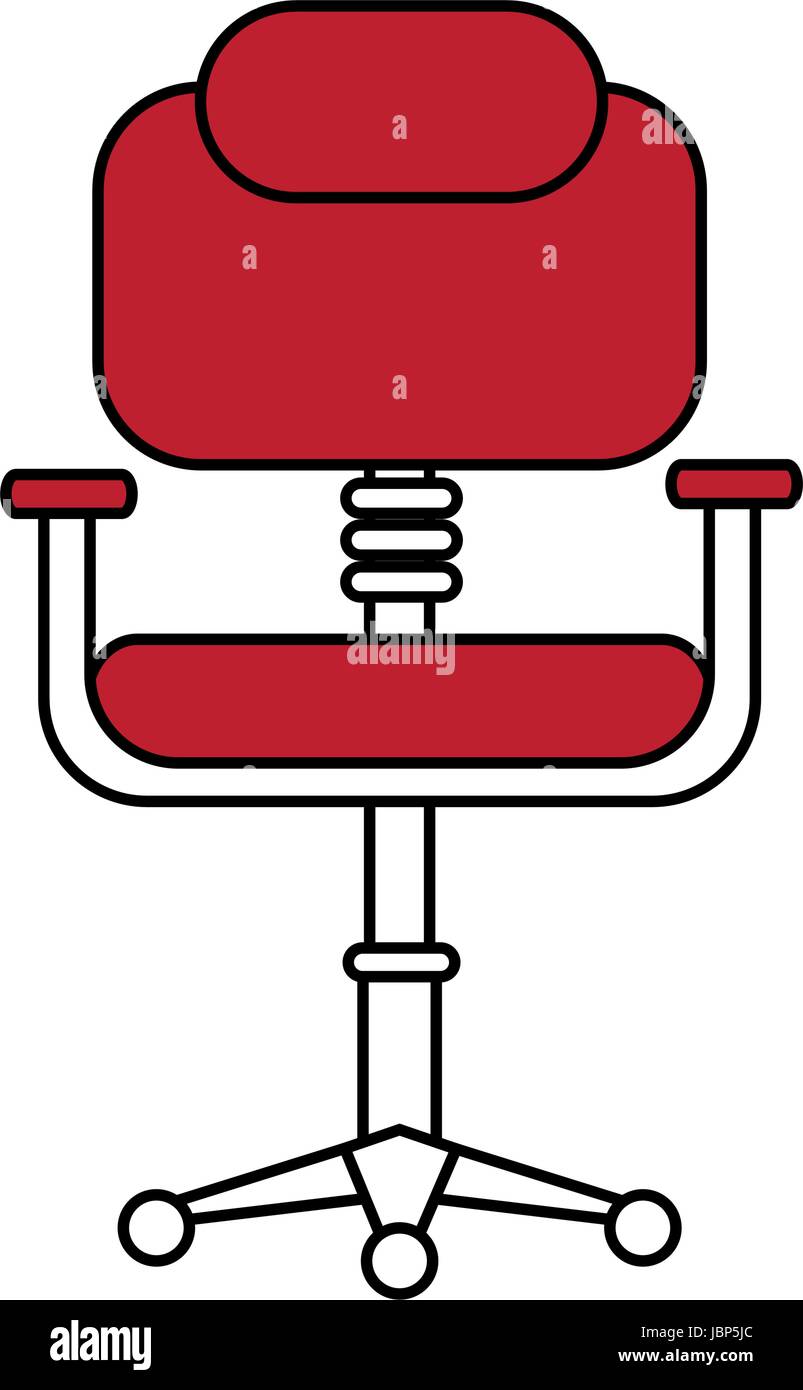 chair office flat illustration Stock Vector Image & Art - Alamy