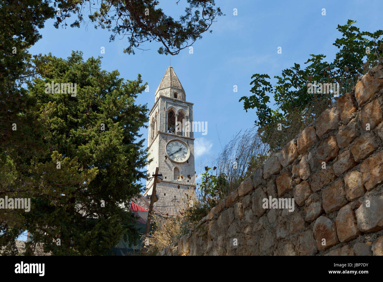 Franciscan monastery, Lopud, Croatia Stock Photo Alamy