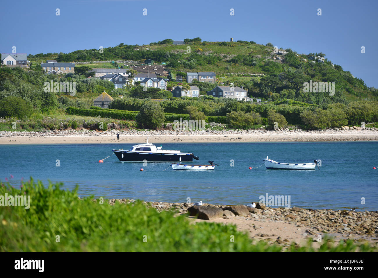 Bryher, Isles of Scilly, UK Stock Photo