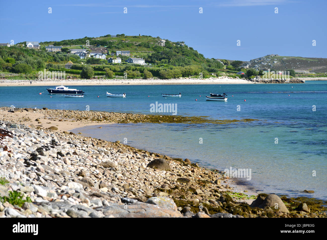 Bryher, Isles of Scilly, UK Stock Photo Alamy