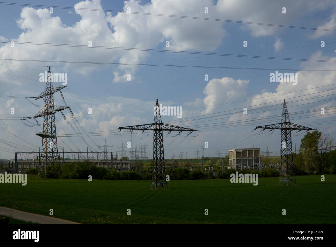 architectural style power generation Stock Photo