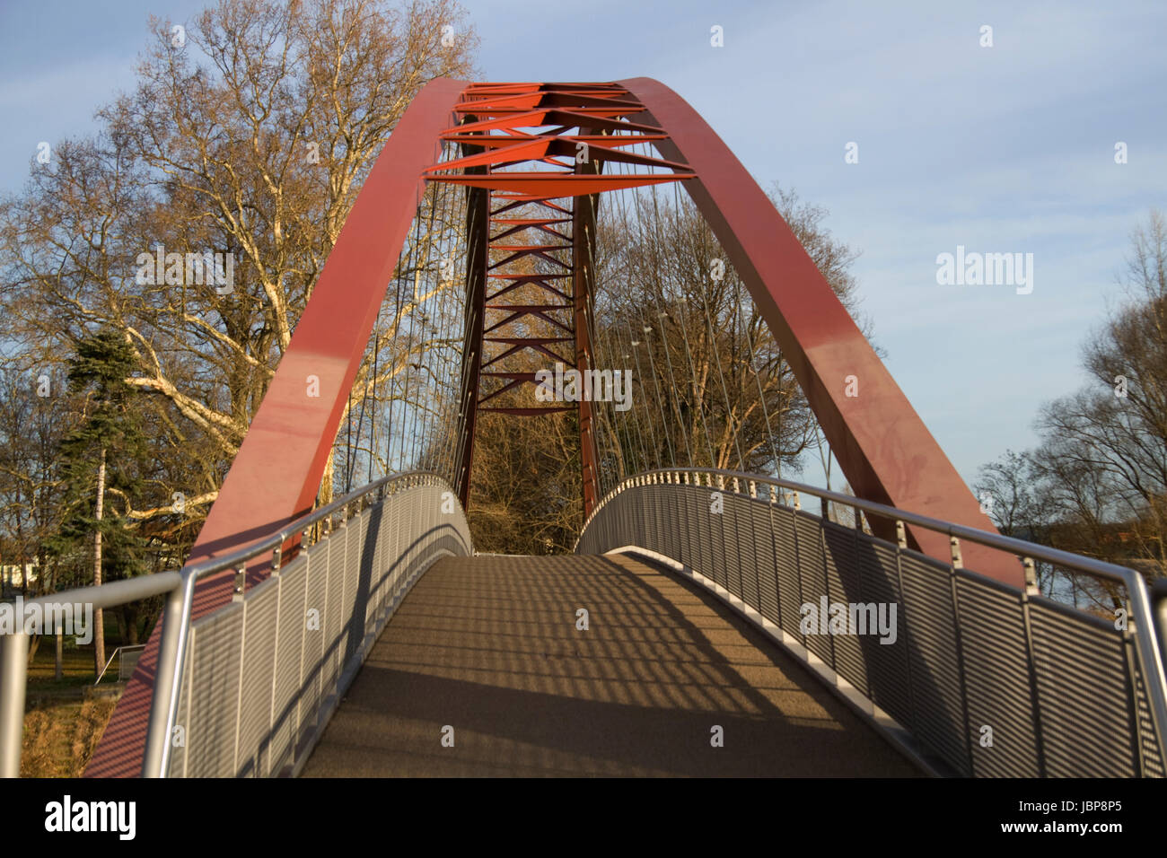 schloßbrücke gröba Stock Photo