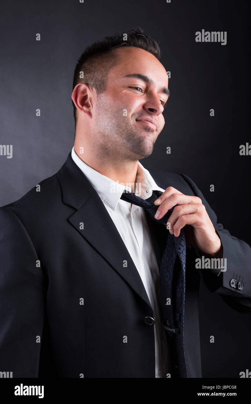young attractive businessman Stock Photo