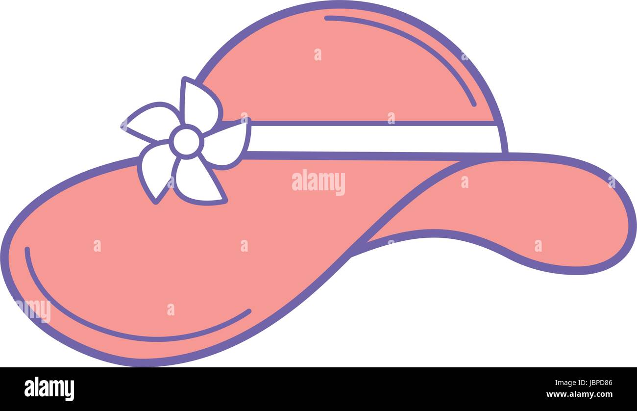 summer hat to be in the beach Stock Vector Image & Art Alamy