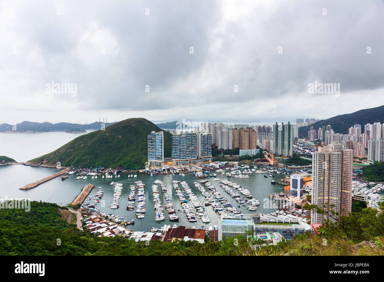 Aberdeen in Hong Kong Stock Photo Alamy