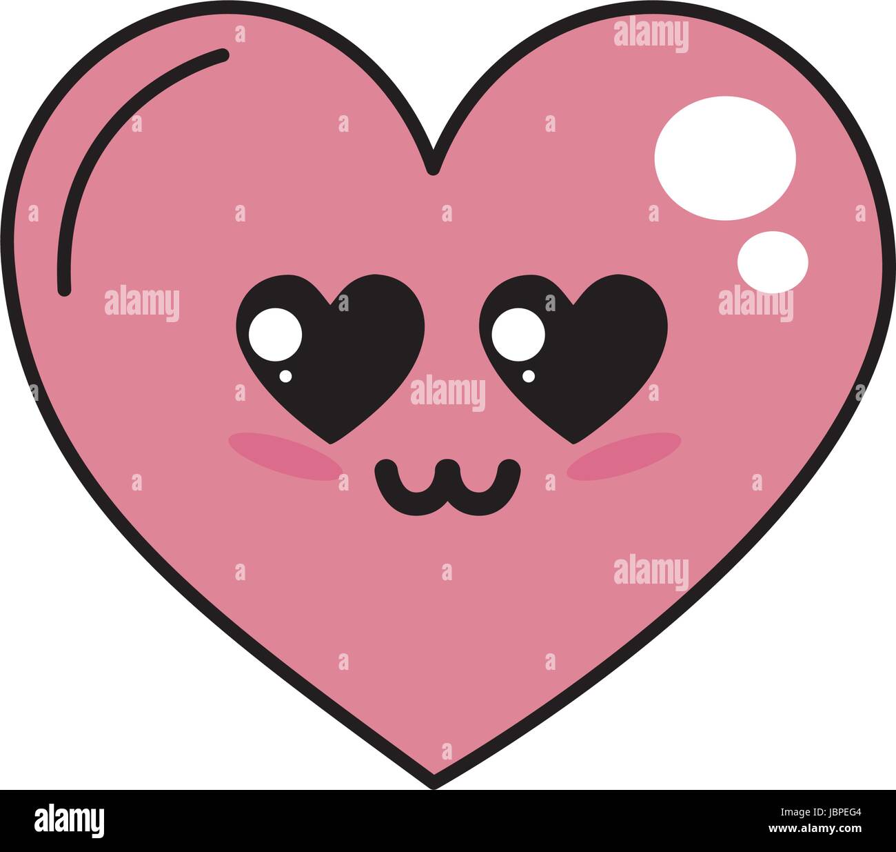 Kawaii Cute Heart In Love Stock Vector Image Art Alamy Kawaii Cute Heart In Love Stock Vector Image Art Alamy