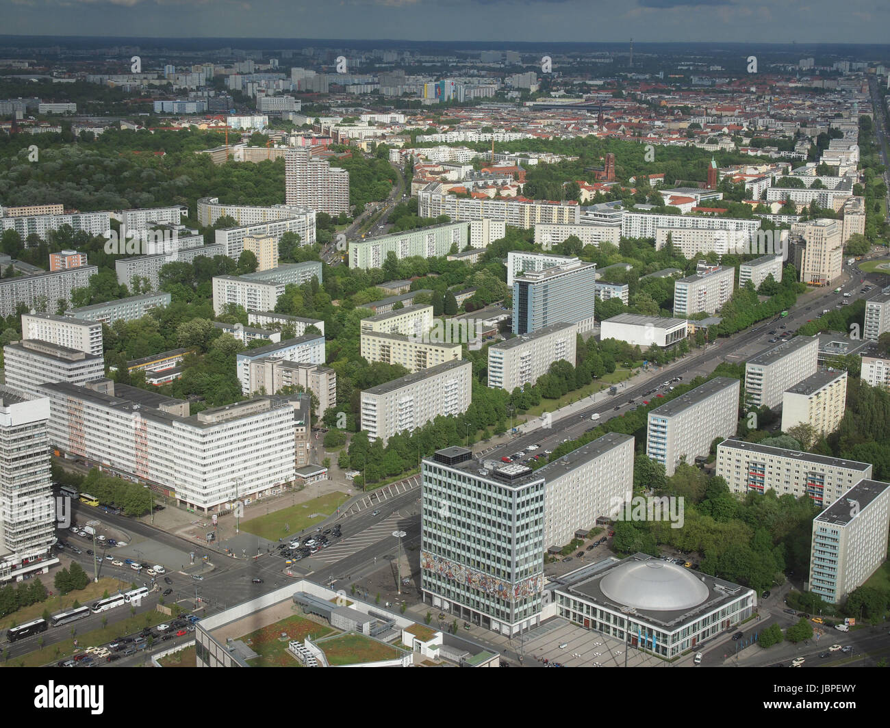 Aeria view of the city of Berlin in Germany Stock Photo - Alamy