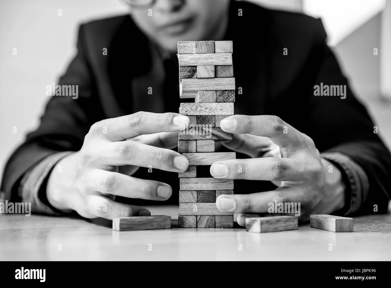business plan and successful, building and goal Stock Photo