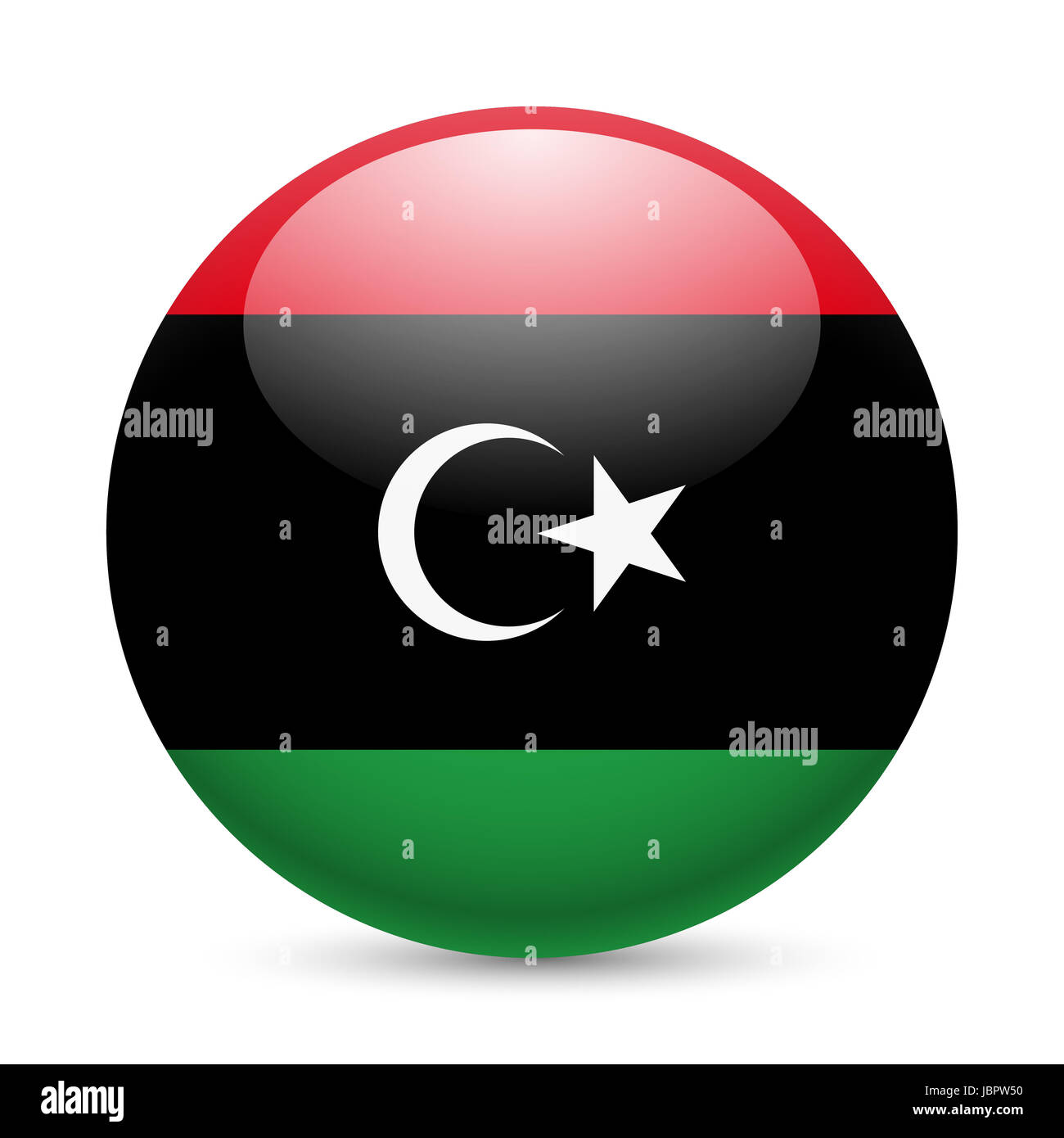 Flag libya What does