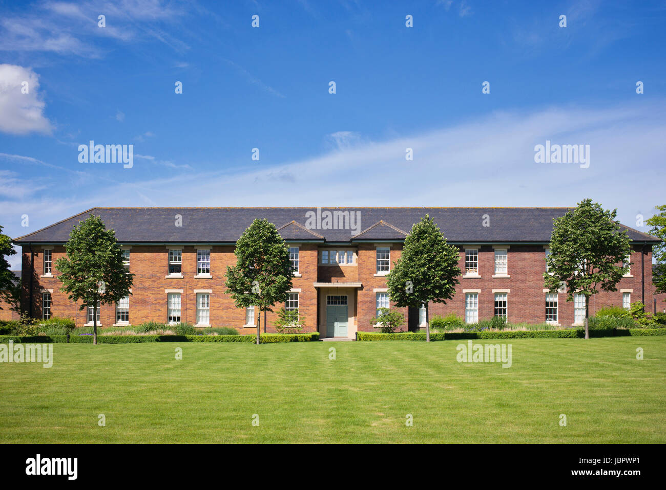 The Garden Quarter. Redeveloped RAF Bicester, former Bomber Command base. Bicester, Oxfordshire