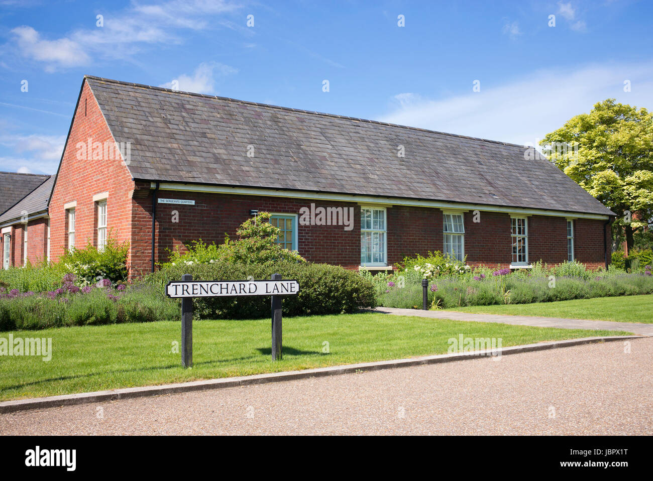 The Garden Quarter. Redeveloped RAF Bicester, former Bomber Command base. Bicester, Oxfordshire