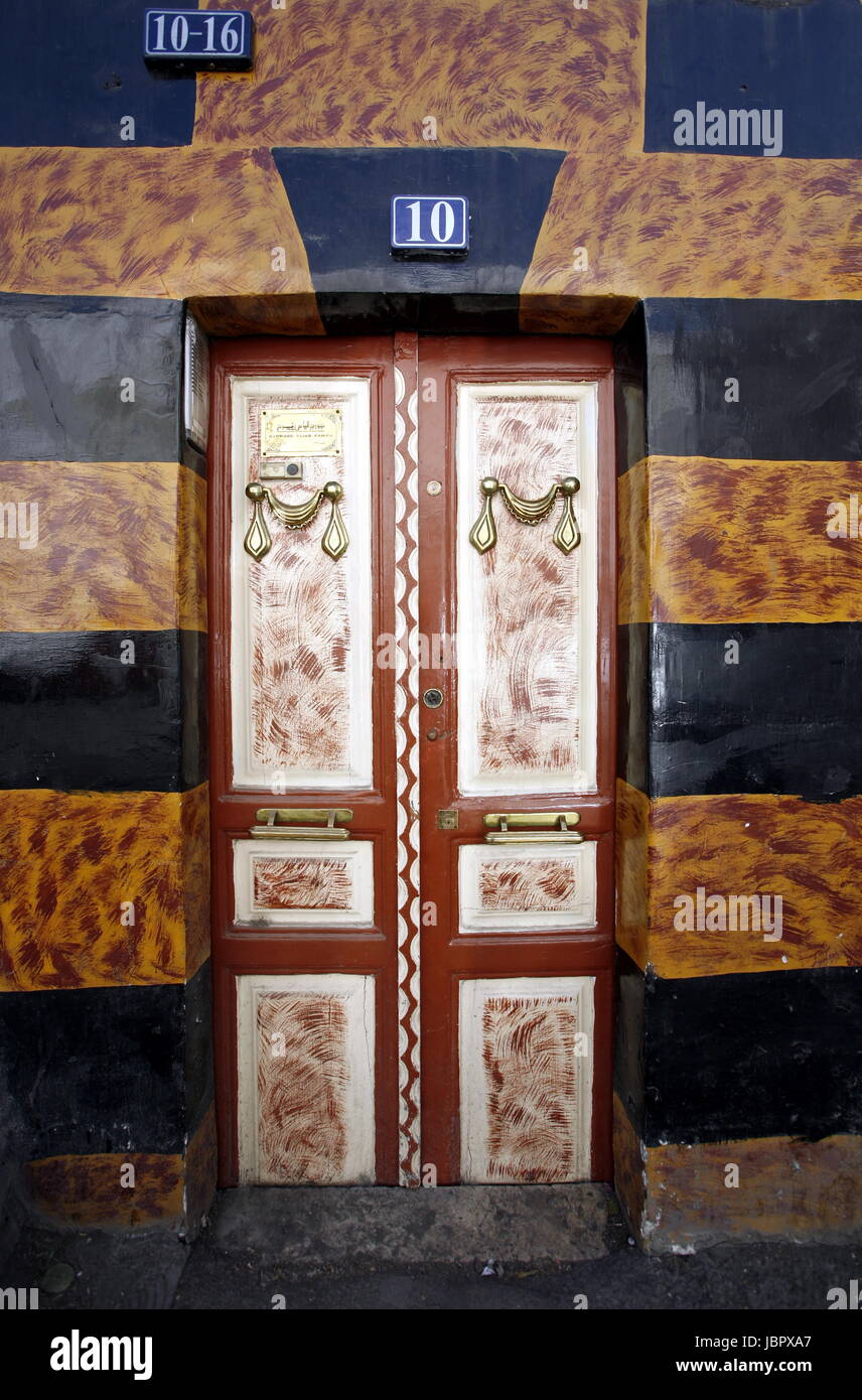 Eine Gasse im Souq und Altstadt von Damaskus in der Hauptstadt von