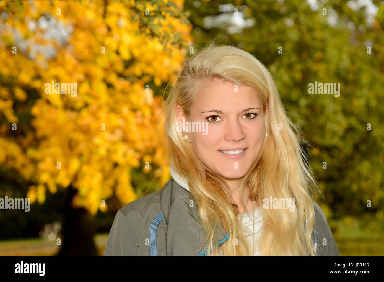 hübsche junge Frau Stock Photo