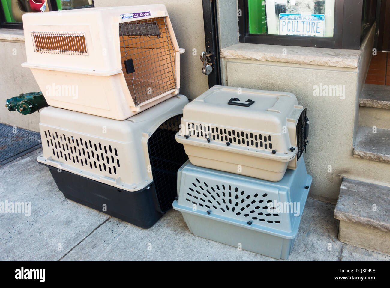 Illustration of Portable Pet Crates For Small City Apartments