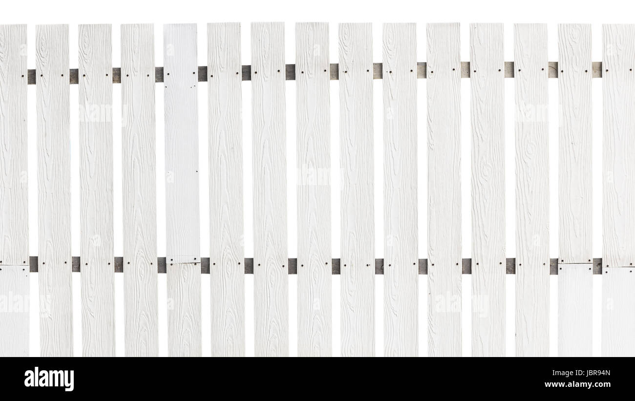Wooden fence background isolated on white background Stock Photo - Alamy