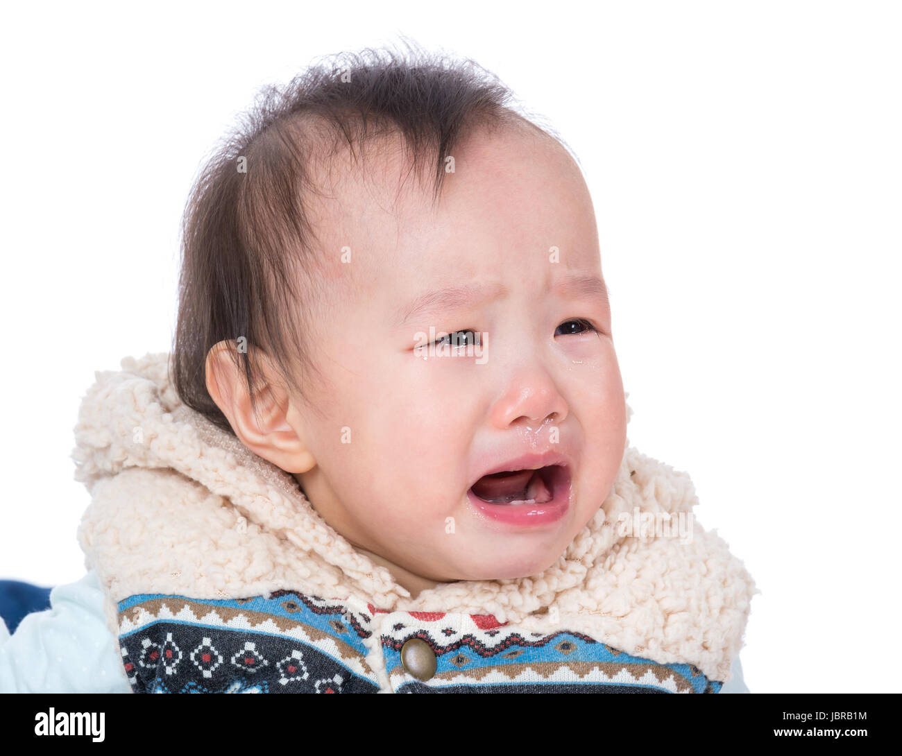 Asia baby crying Stock Photo - Alamy