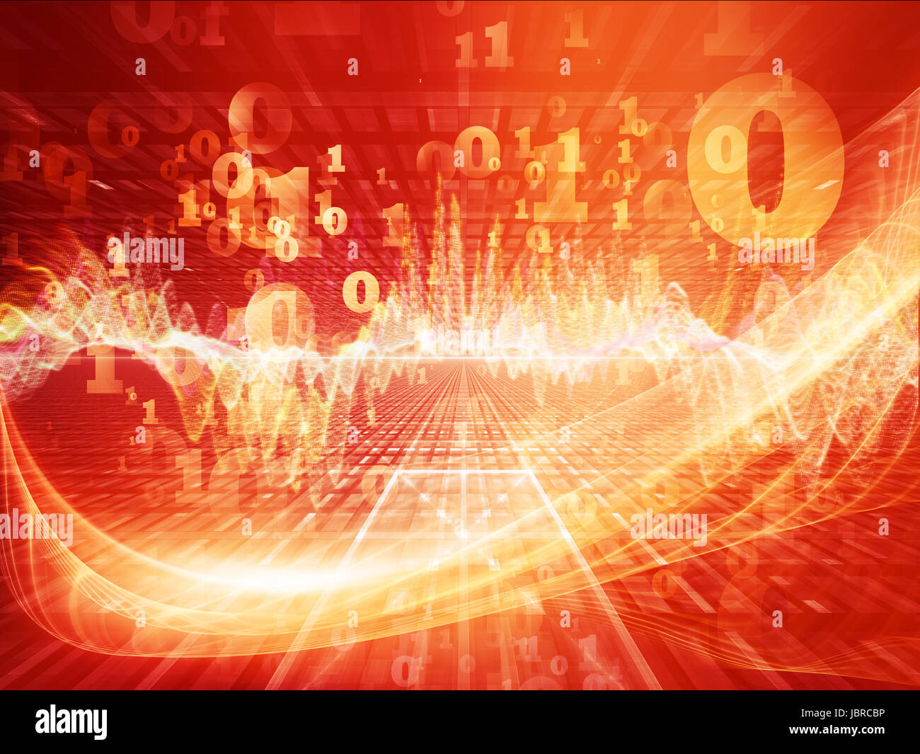 Fractal Realms series. Composition of fractal elements, grids and ...