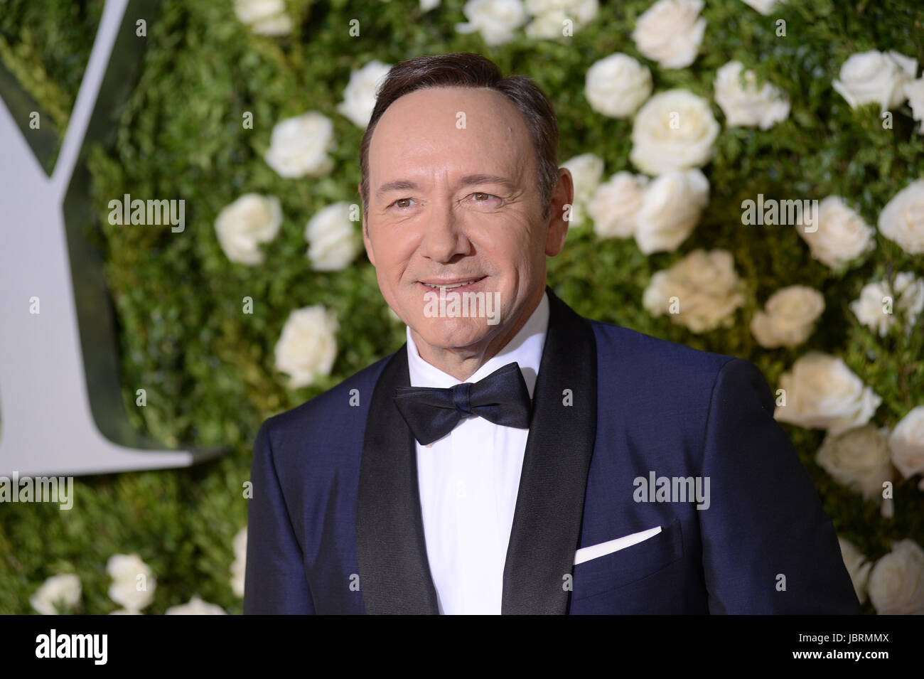 New York, USA. 11th Jun, 2017. Kevin Space attends the 2017 Tony Awards at Radio City Music Hall on June 11, 2017 in New York City. Credit: Erik Pendzich/Alamy Live News Stock Photo